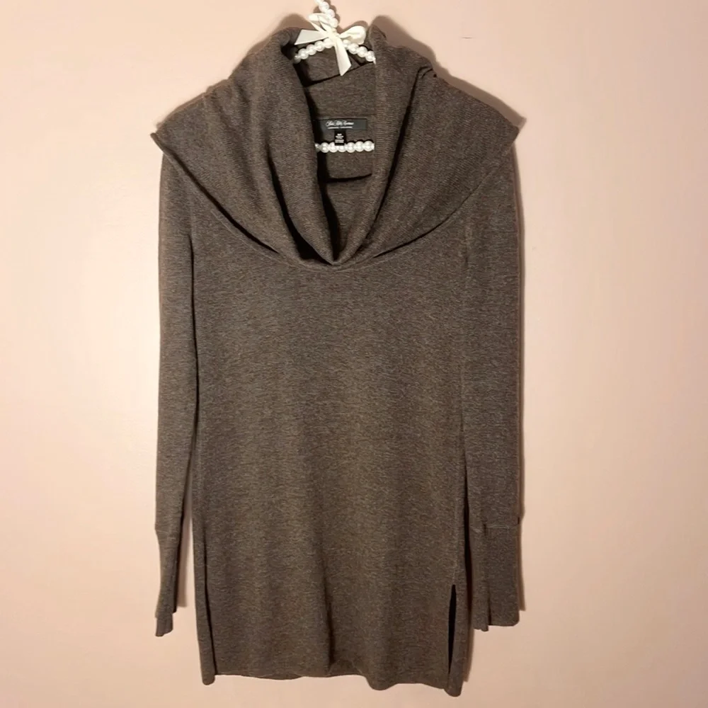 Saks Fifth Avenue Cashmere Cowl Sweater - Picture 1 of 4